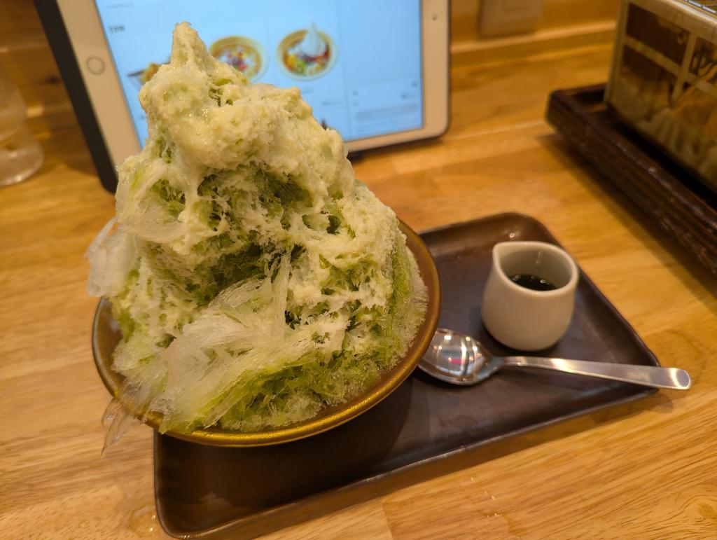 西尾の抹茶氷