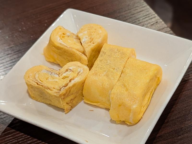 メイドの手作り玉子焼き