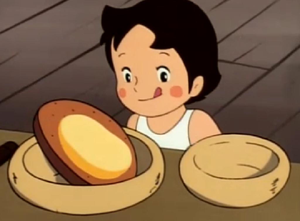 ハイジの黒パンとチーズ
