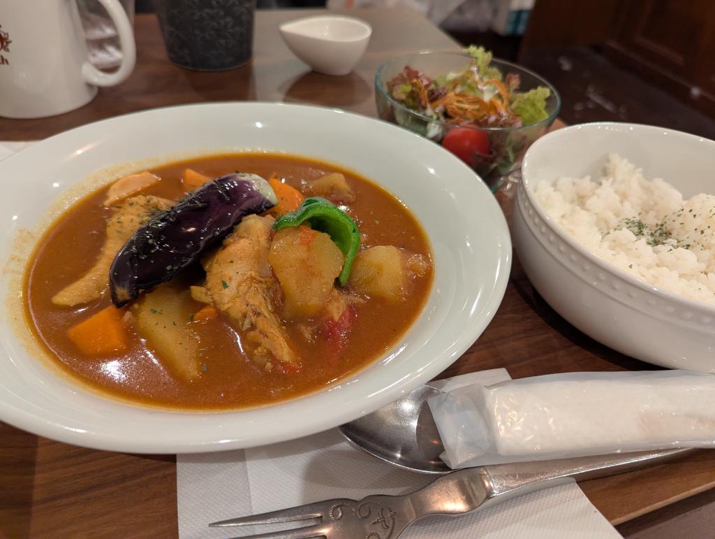 手羽元と野菜のスープカレー