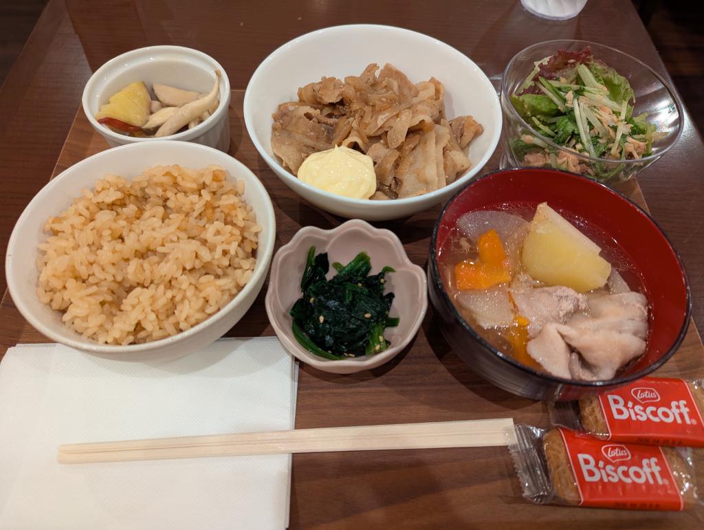 ぶたのしょうが焼き定食