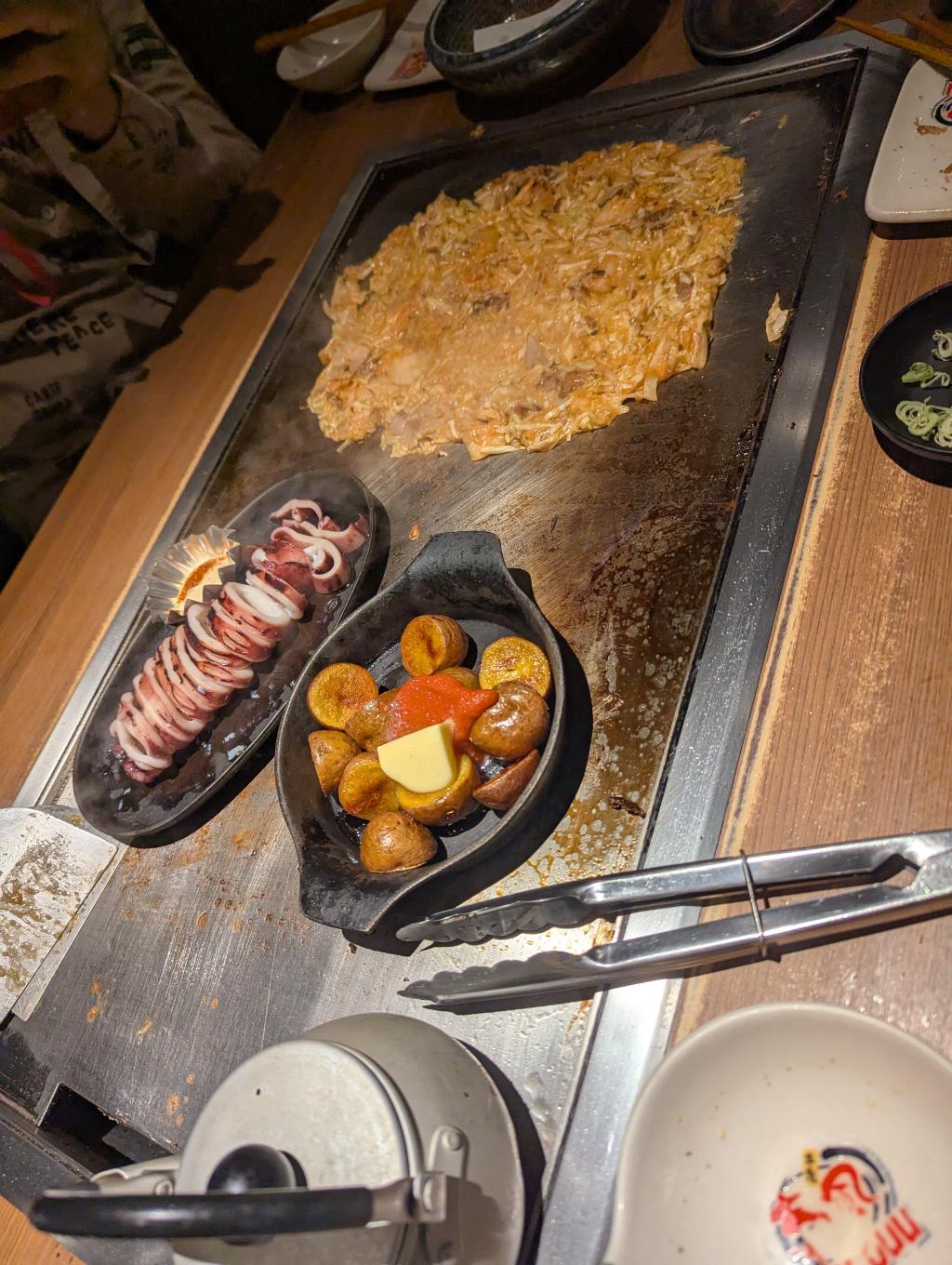 鉄板でいろいろ