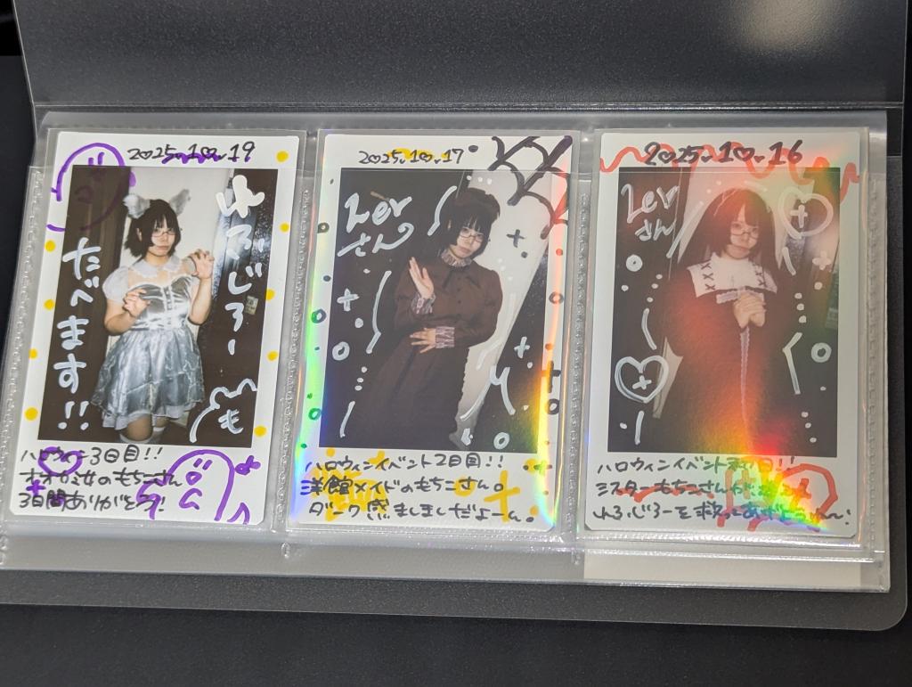 もちこさんハロウィンコスチェキ✝️🦇🐺