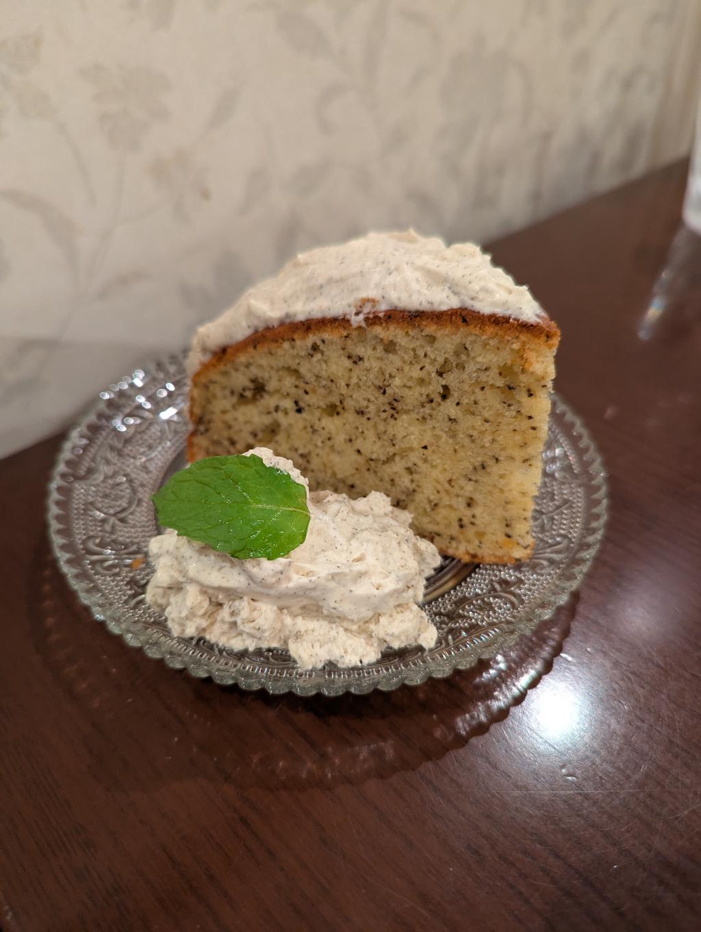 紅茶のケーキ