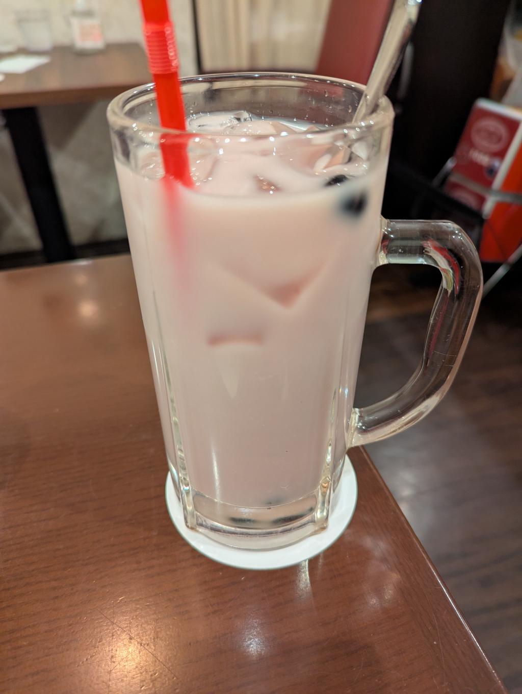 マロン黒豆ミルクティー