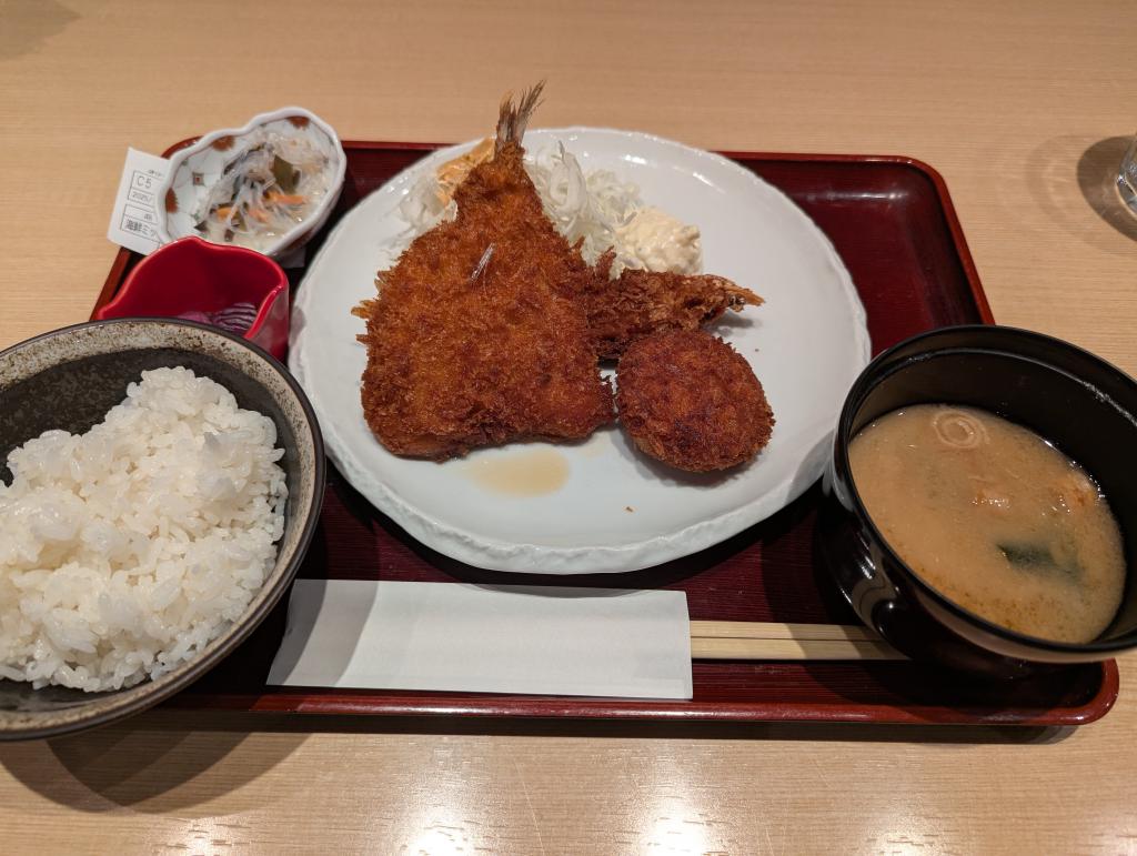 ミックスフライ御膳