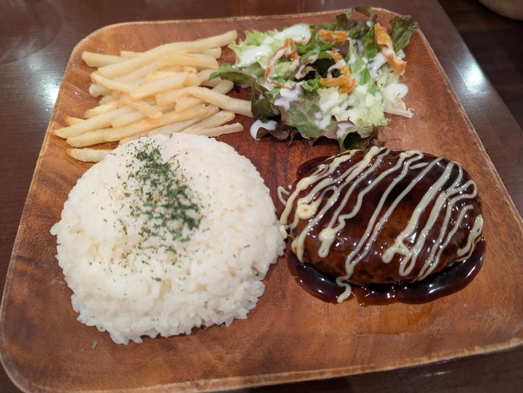 テリマヨハンバーグプレート