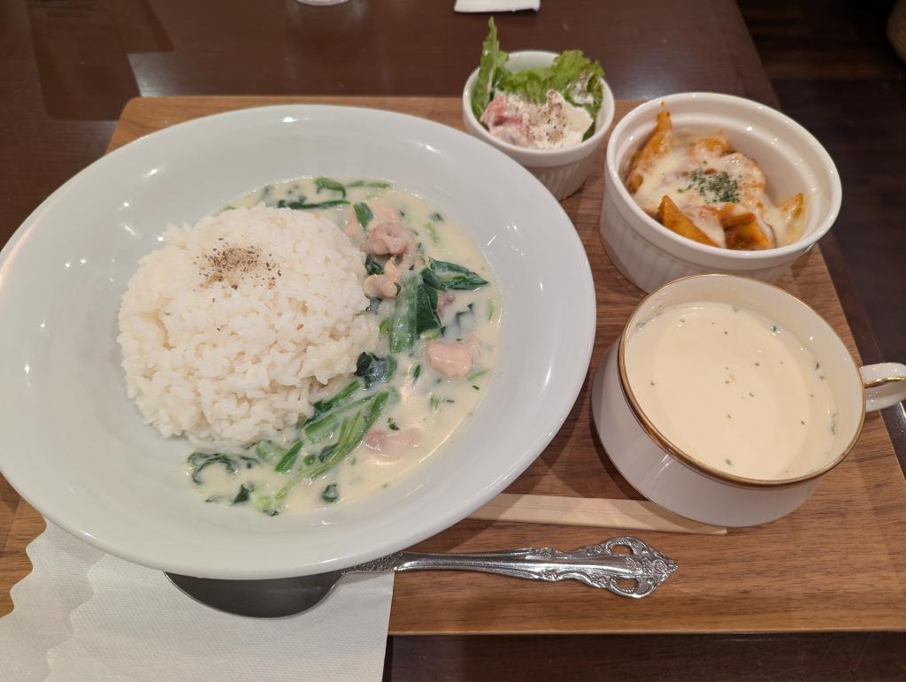 とり肉のクリームライス