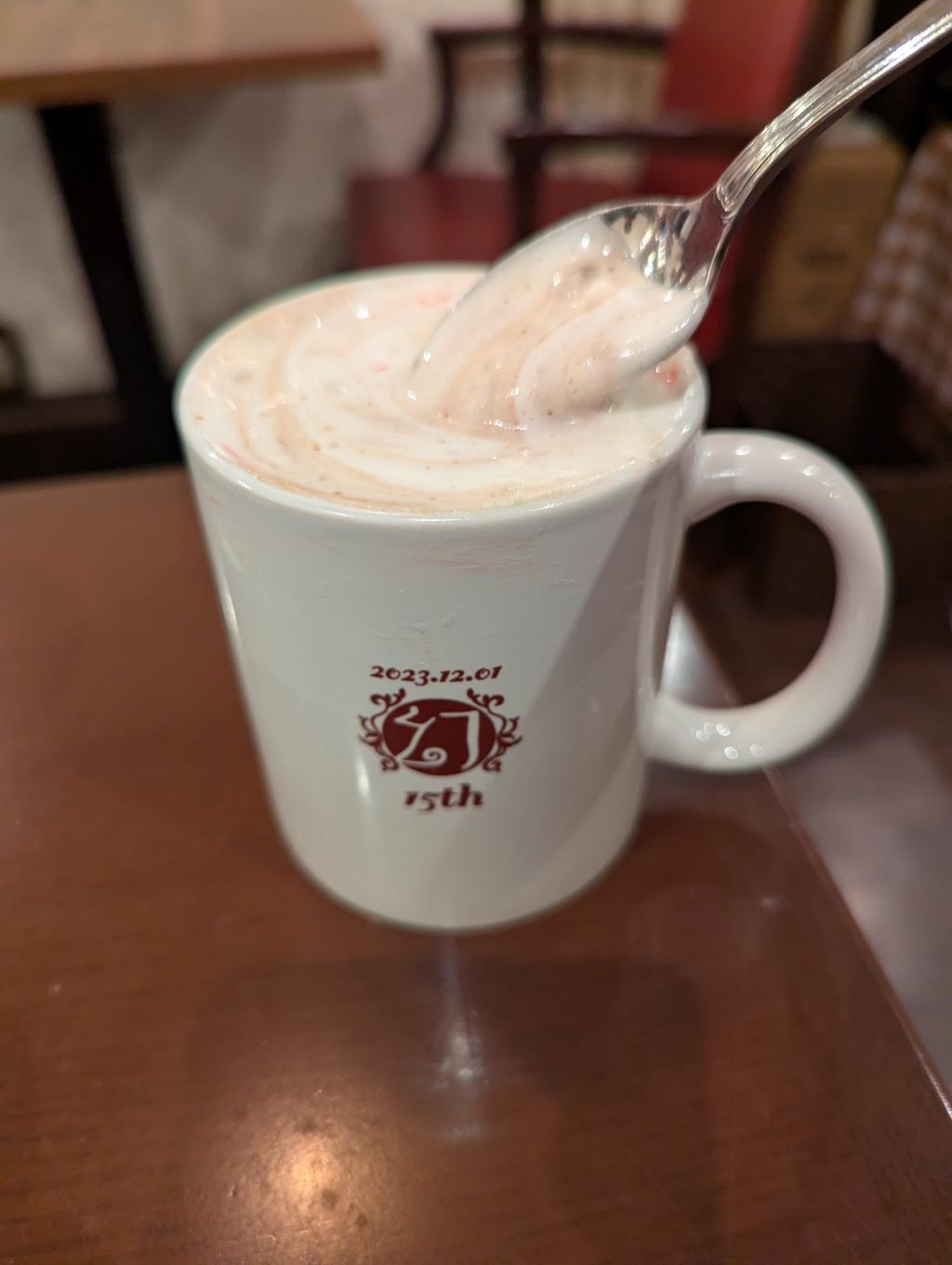 シナモンホットチョコ
