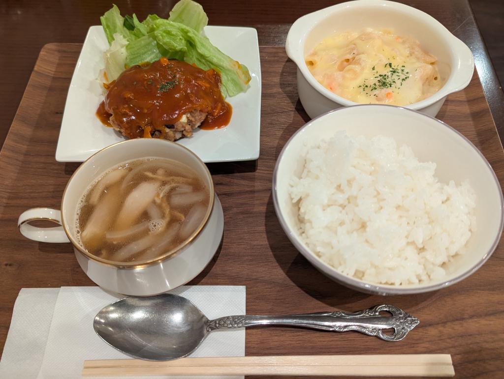 トマトハンバーグプレート