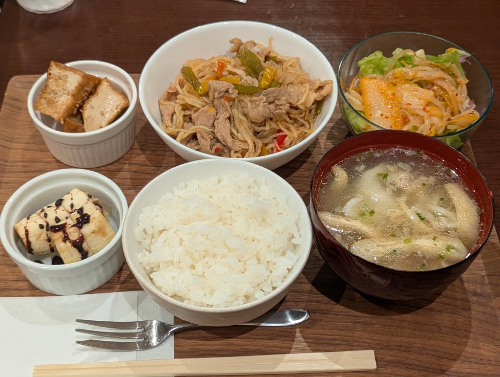 しらたきチャプチェ