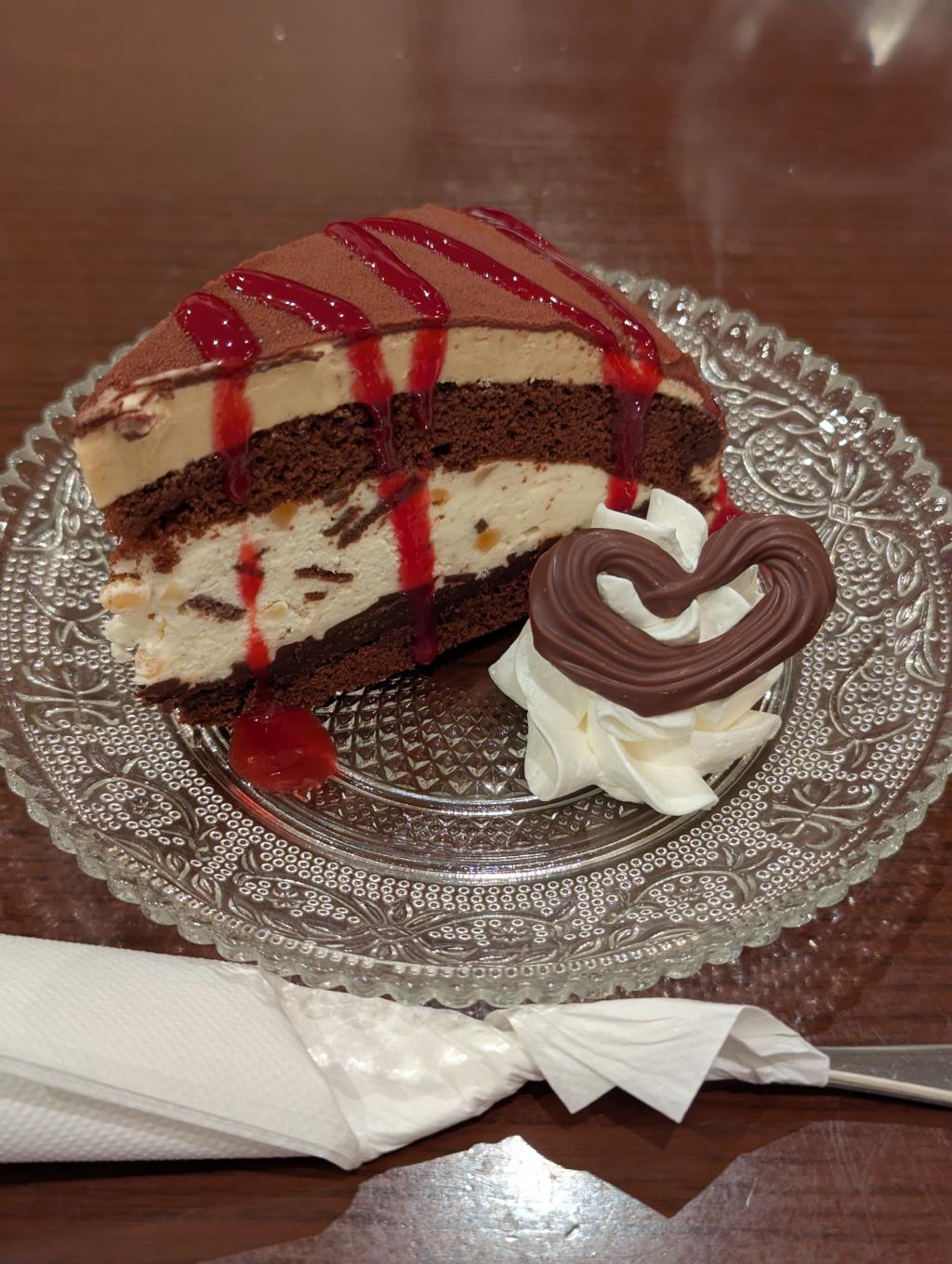 バレンタインチョコケーキ