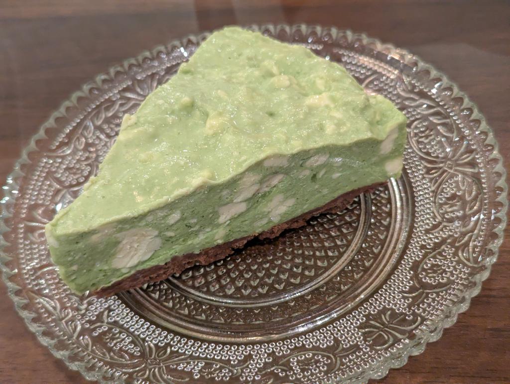 抹茶レアチーズケーキ