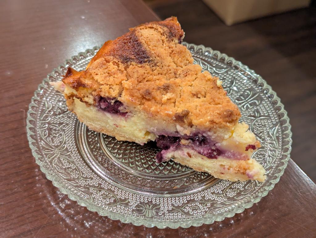 ブルーベリーチーズケーキ