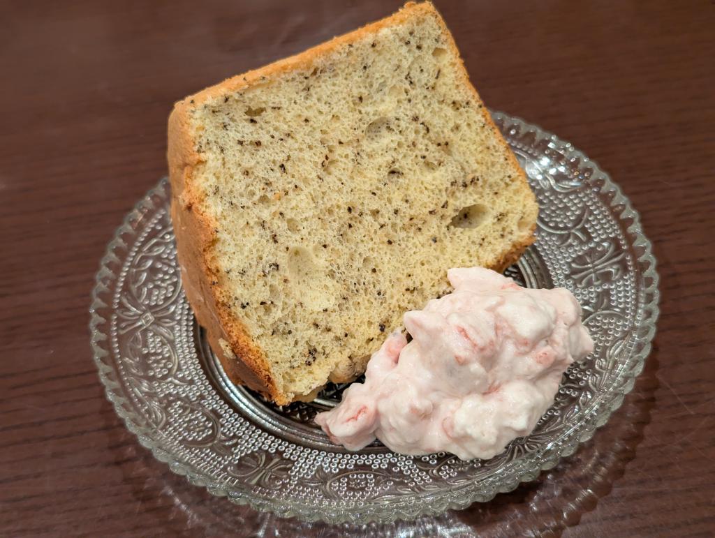 紅茶のシフォンケーキ