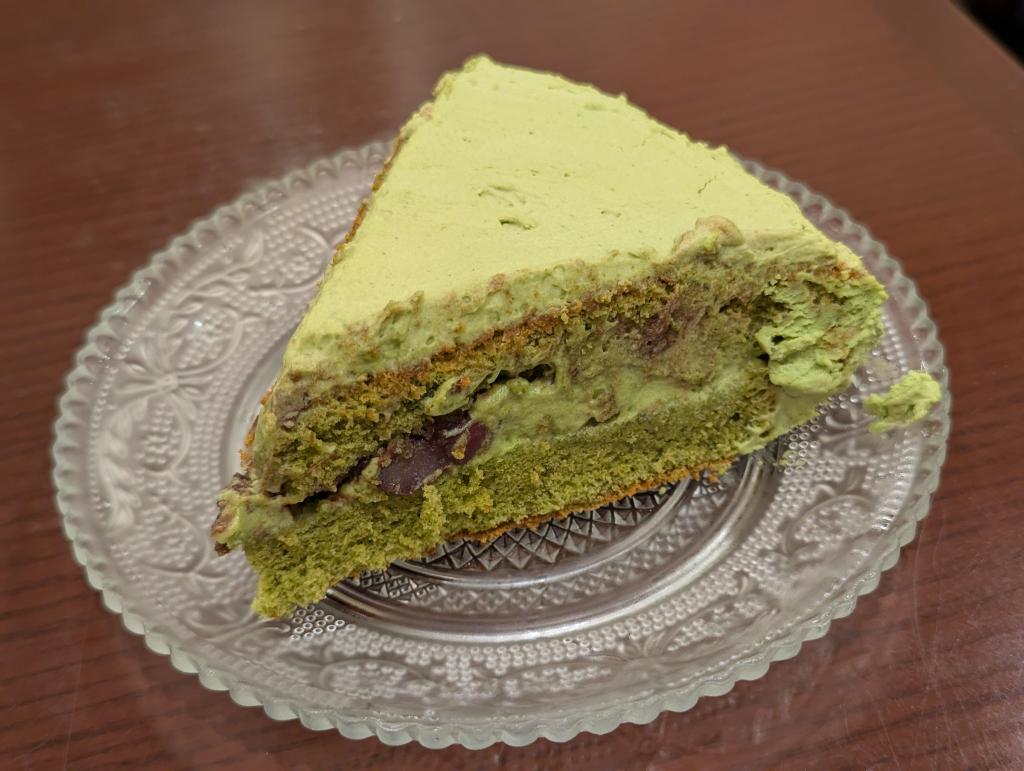 まっちゃのショートケーキ