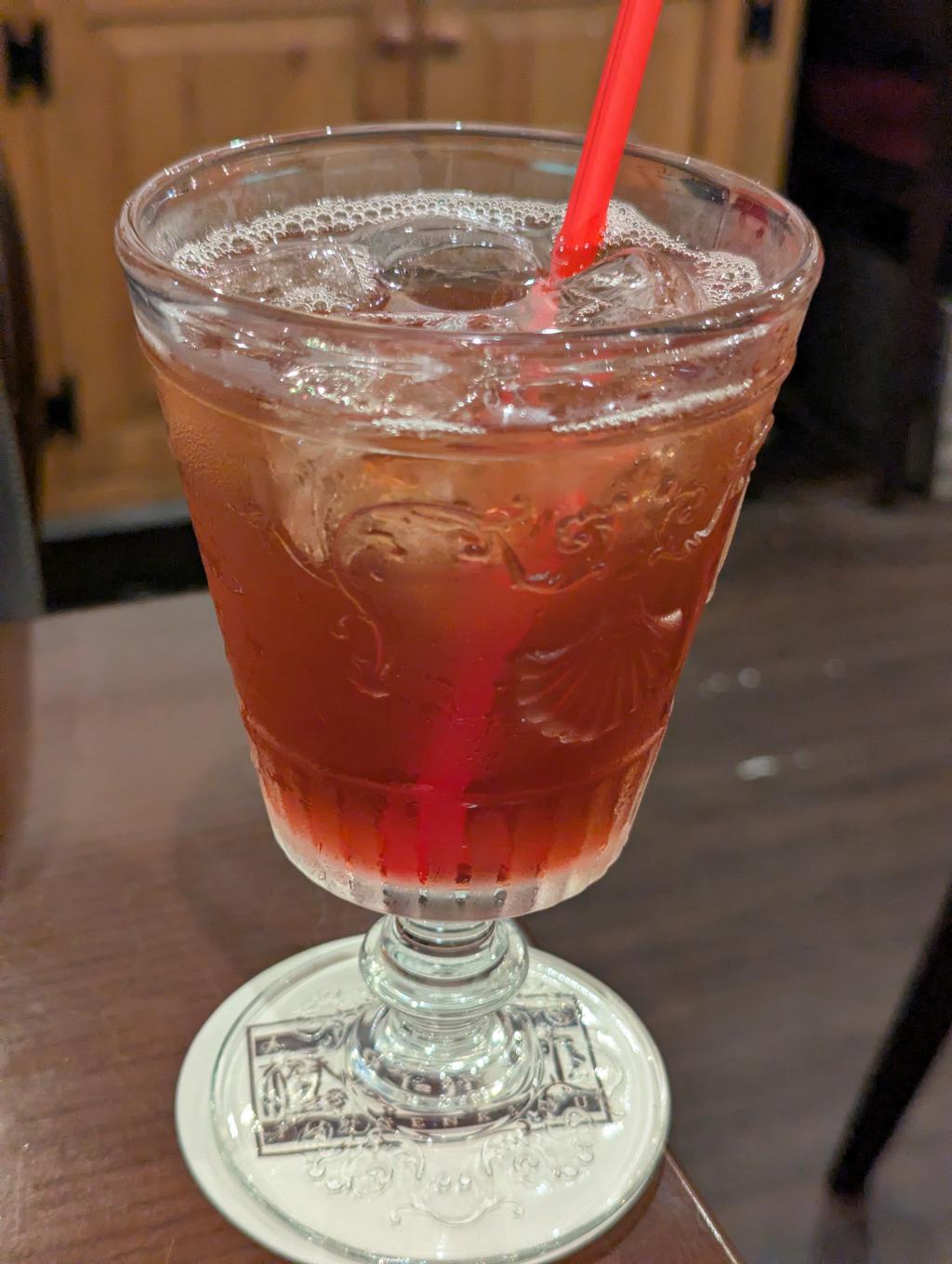 クランベリーローズウーロン茶+アップルジュース