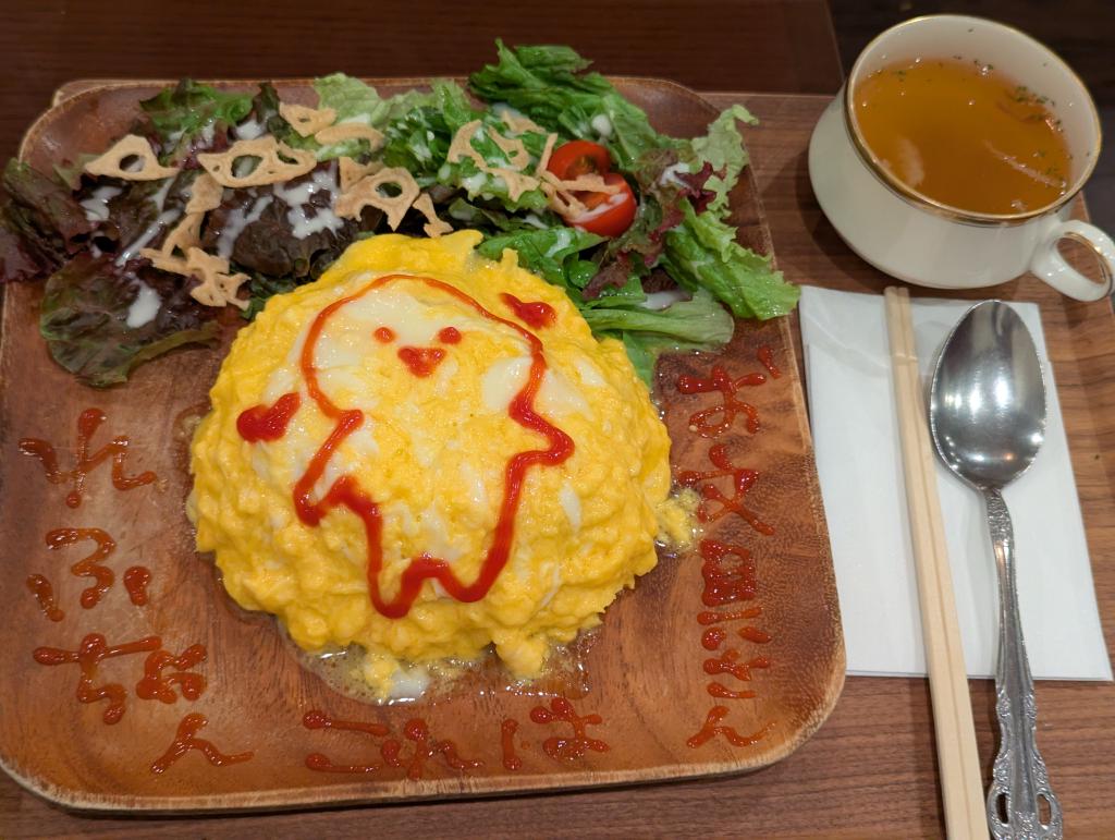 お絵描きオムライス