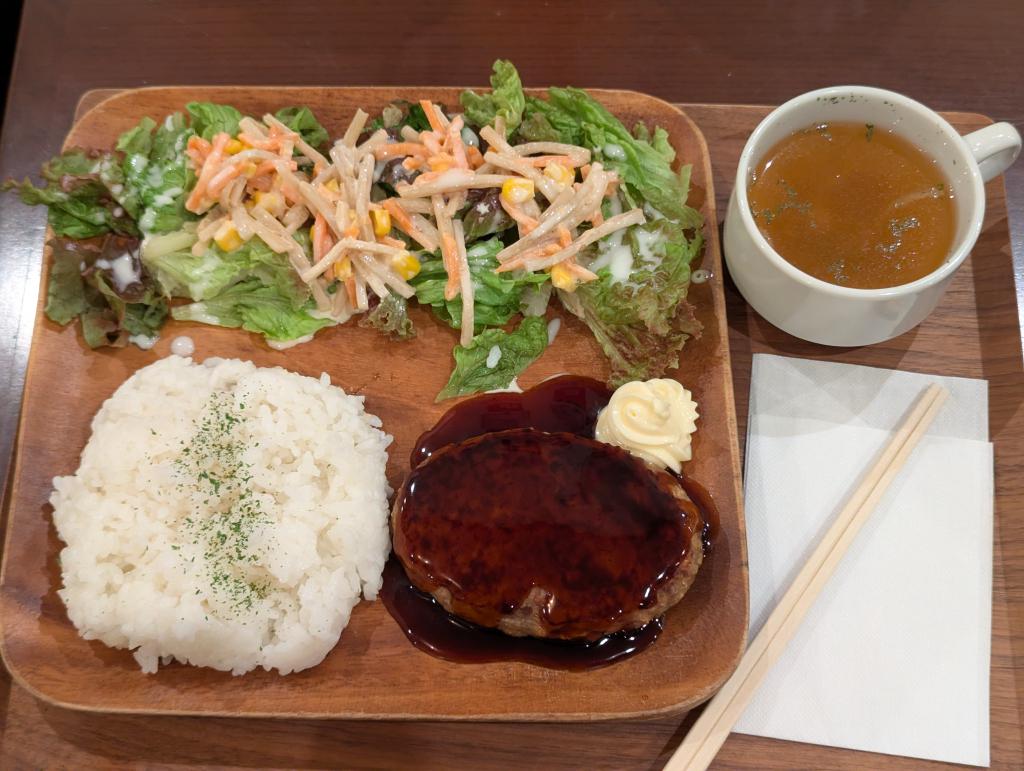 テリマヨハンバーグプレート