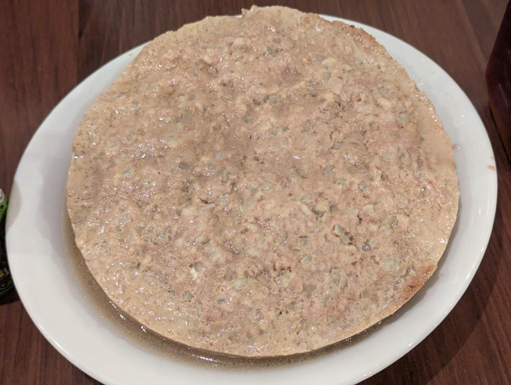 ハンバーグ肉ケーキ
