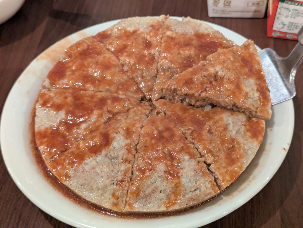 ハンバーグ肉ケーキ（タレ）
