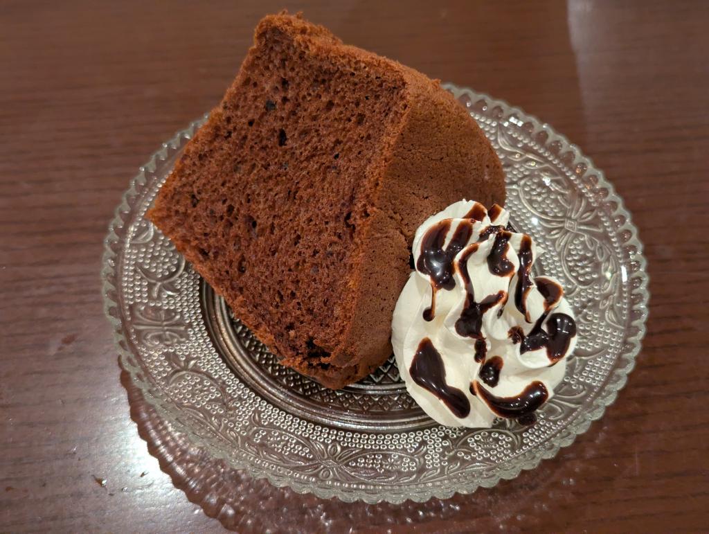 ココアのシフォンケーキ