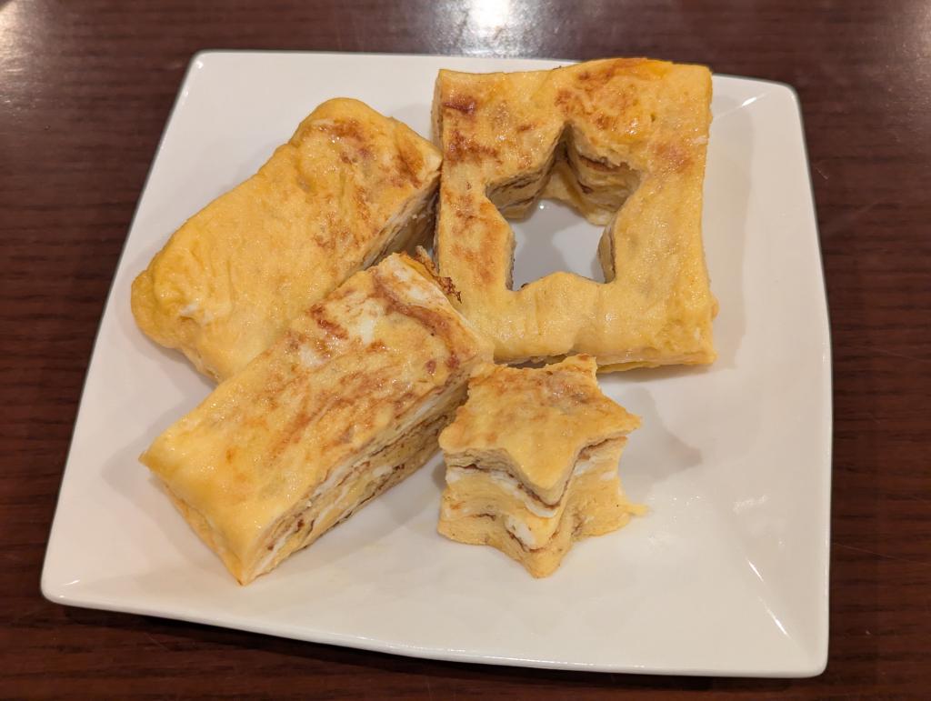 メイドの手作り卵焼き