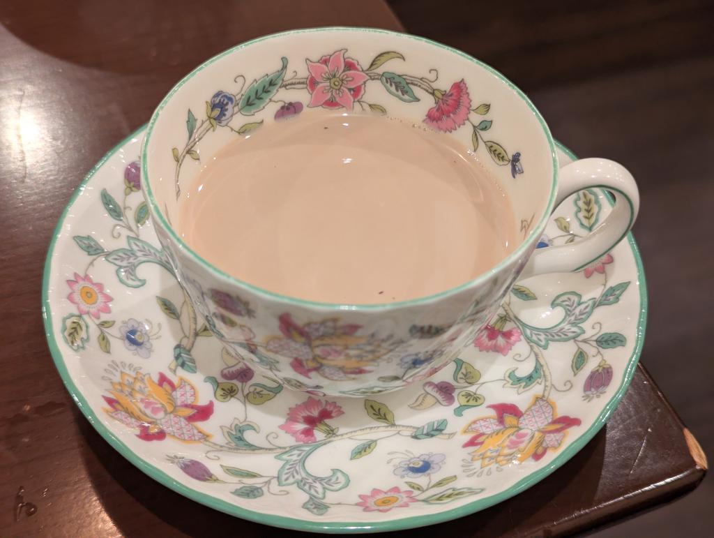 ほうじ茶黒豆アッサムミルクティー