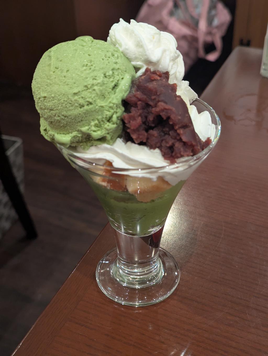 納涼和風パフェ（抹茶アイスver）