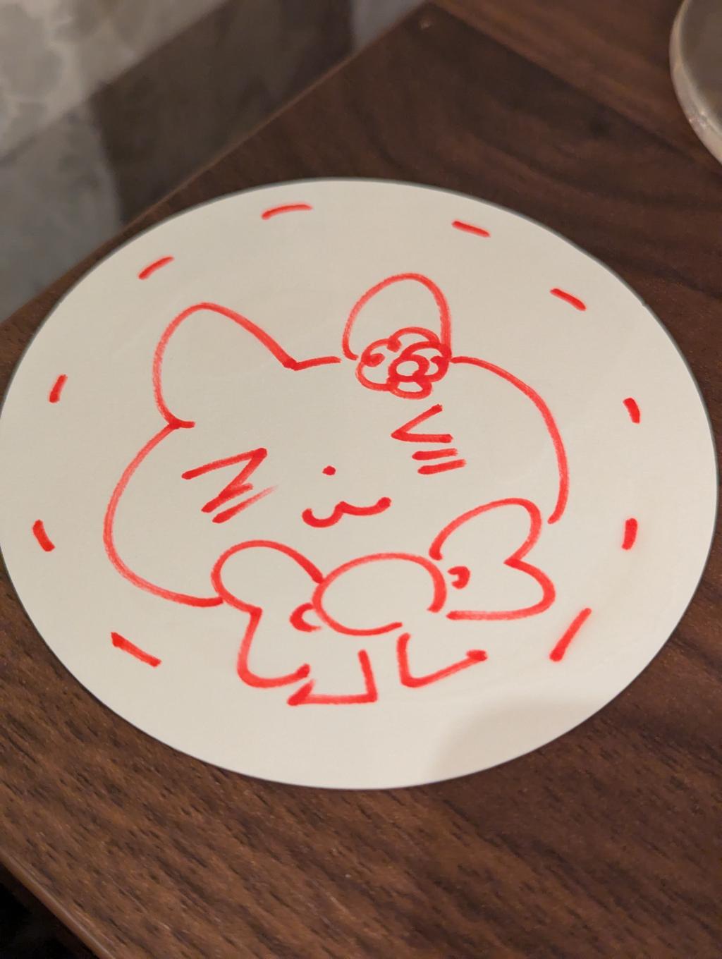 お絵描きコースター