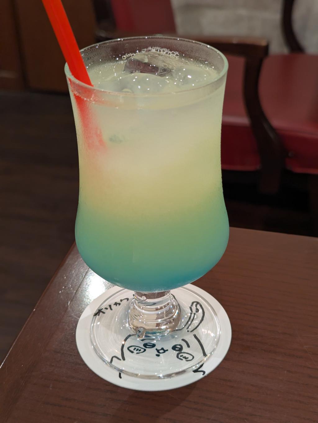 ブルーキュラソーパインカルピス