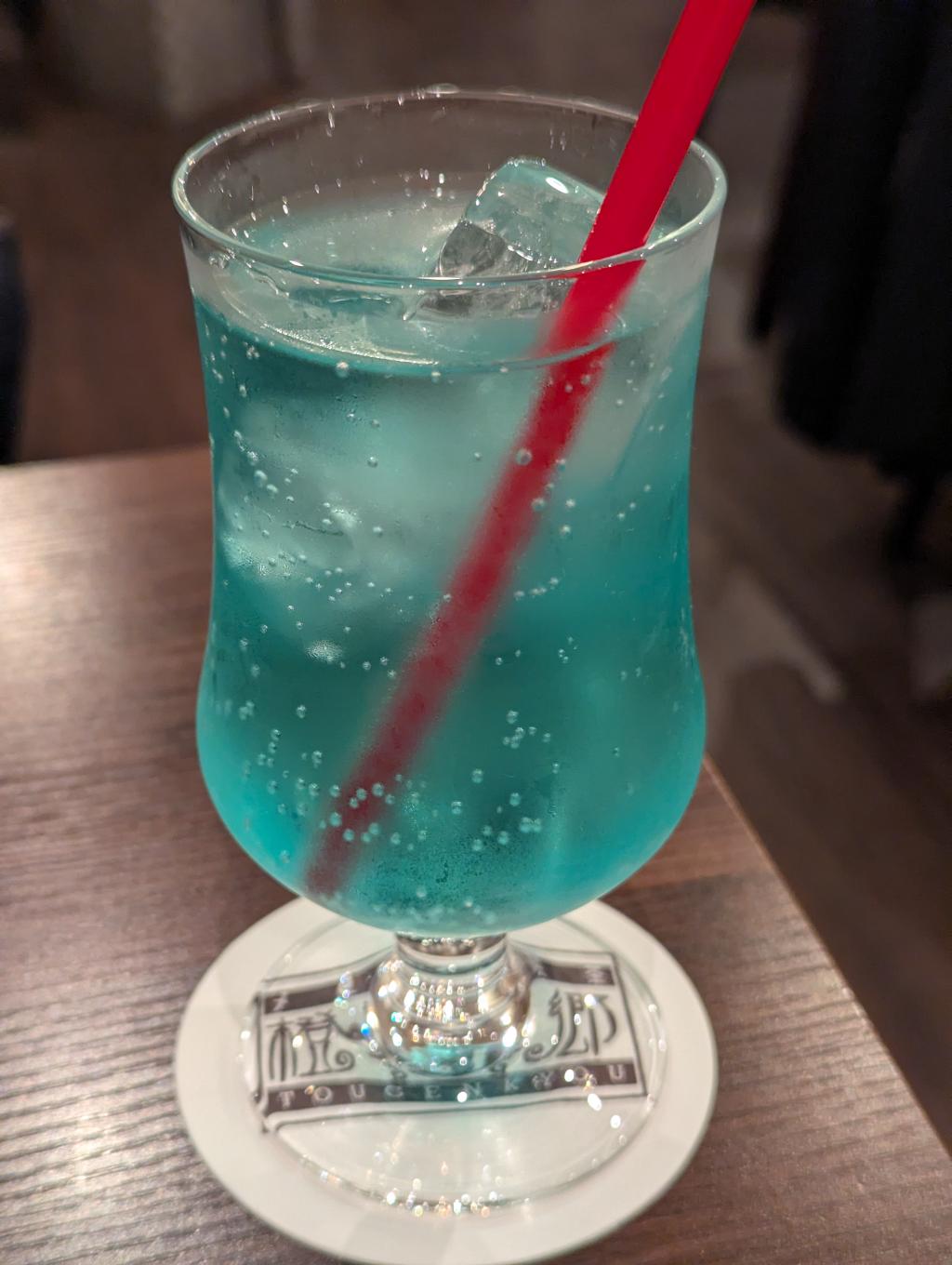 ブルーキュラソーメロンアップルソーダ