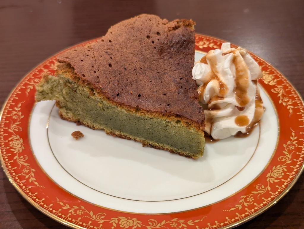 緑茶ガトーショコラ